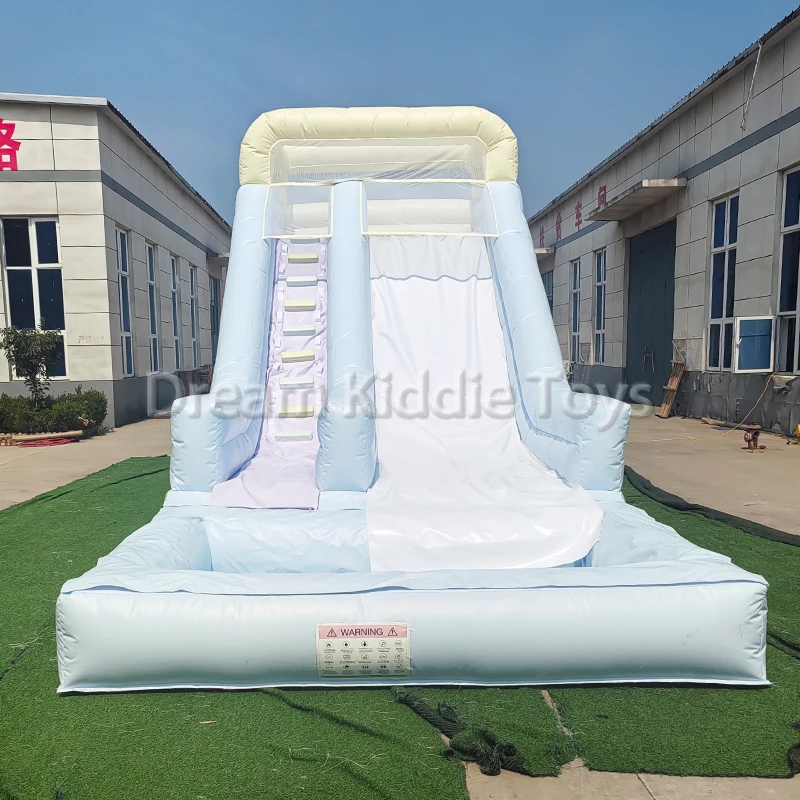 Water Slide Inflatable - Scivolo acquatico gonfiabile commerciale con piscina,