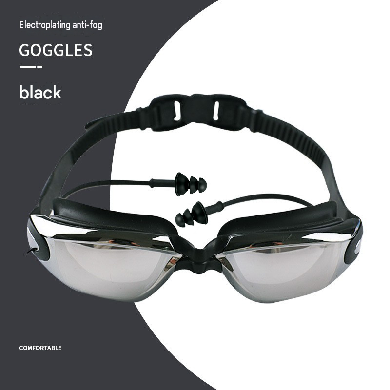 Swim Goggles Anti Fog Uv - Occhialini da nuoto per adulti, occhialini