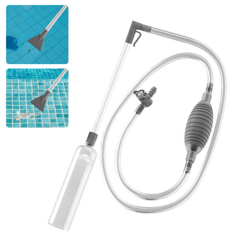 Pool Vacuum Manual - Aspirapolvere per piscina con 2 adattatori
