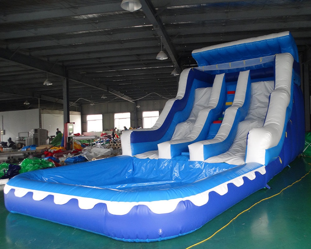 Water Slide Inflatable - Scivolo gonfiabile con piscina per bambini,