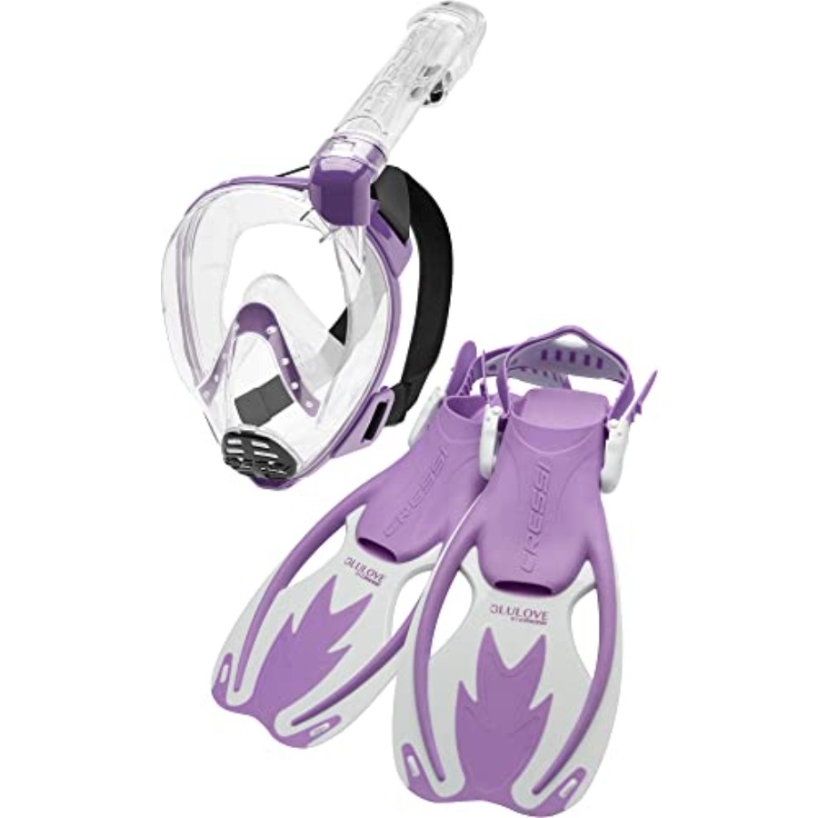 Snorkel Mask Full Face - Kit snorkeling junior per bambini dai