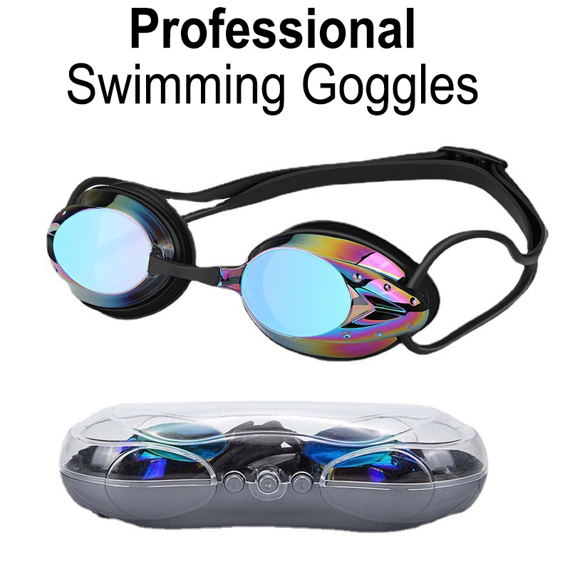 Swim Goggles Anti Fog Uv - Occhialini da nuoto professionali Uomo Donna