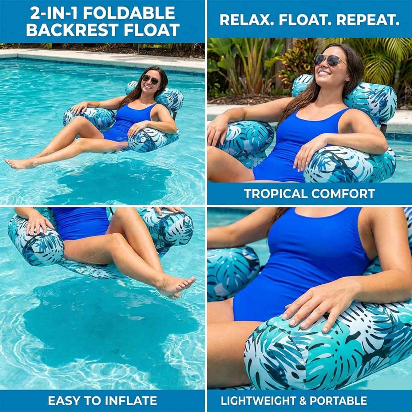 1 Pezzo Sedia Galleggiante Gon - Pool Lounger Inflatable recensione e prezzo