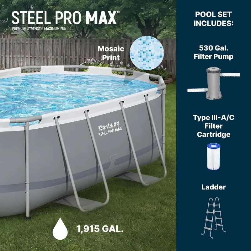 Piscina fuori terra ovale Best - Pool Ladder Above Ground recensione e prezzo