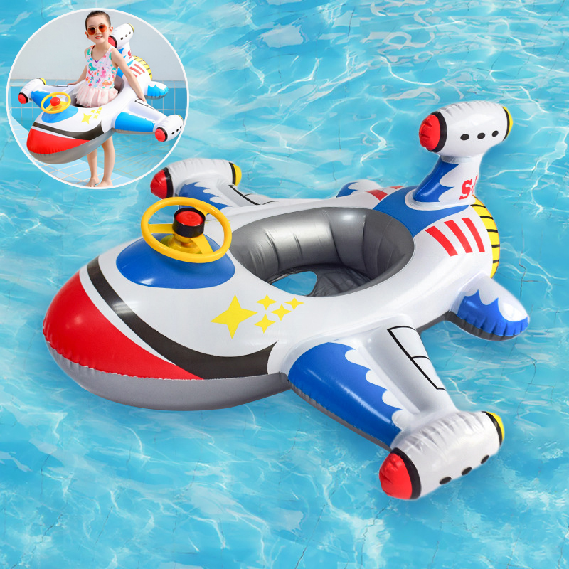 Baby Swimming Circle Airplane  - Pool Float Ring Inflatable recensione e prezzo
