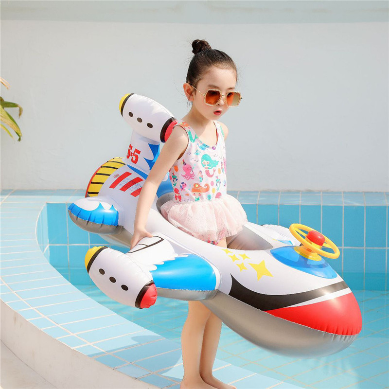 Baby Swimming Circle Airplane  - Pool Float Ring Inflatable recensione e prezzo
