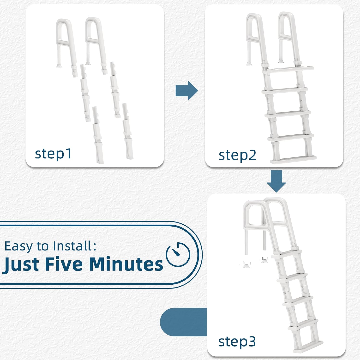 Scala per Piscina, Scala a 5 G - Pool Ladder Above Ground recensione e prezzo