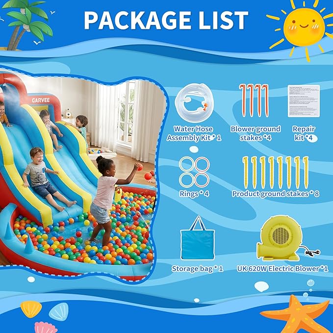 Parco acquatico gonfiabile 8-i - Water Slide Inflatable recensione e prezzo