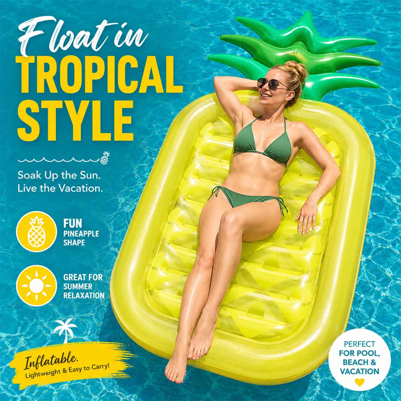 Gonfiabile Galleggiante per Pi - Pool Lounger Inflatable recensione e prezzo