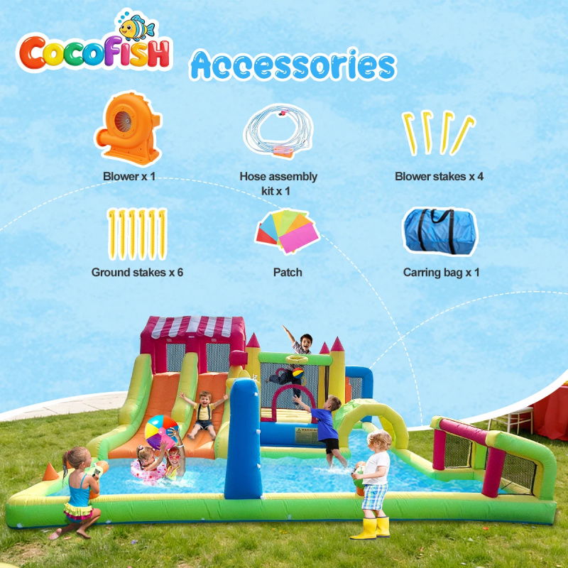 Cocofish Parco Acquatico Estiv - Water Slide Inflatable recensione e prezzo