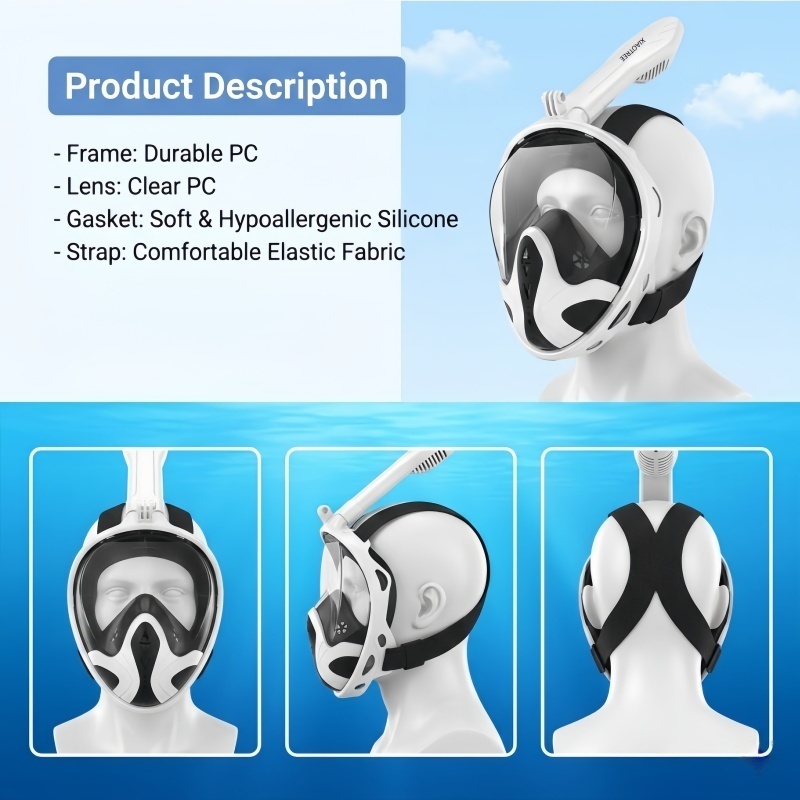 Maschera Subacquea Integrale X - Snorkel Mask Full Face recensione e prezzo
