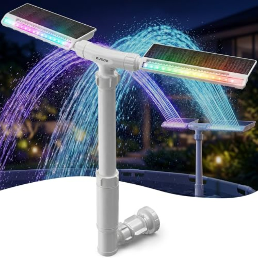 Fontana solare per piscine int - Pool Light Solar Rechargeable recensione e prezzo