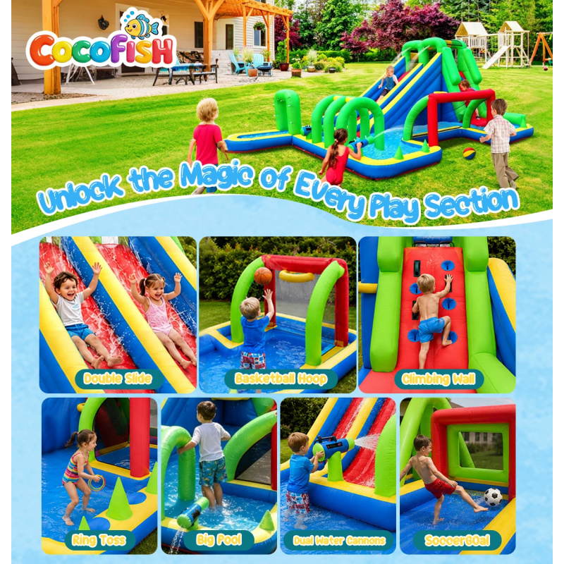 Cocofish Grande Parco Acquatic - Water Slide Inflatable recensione e prezzo