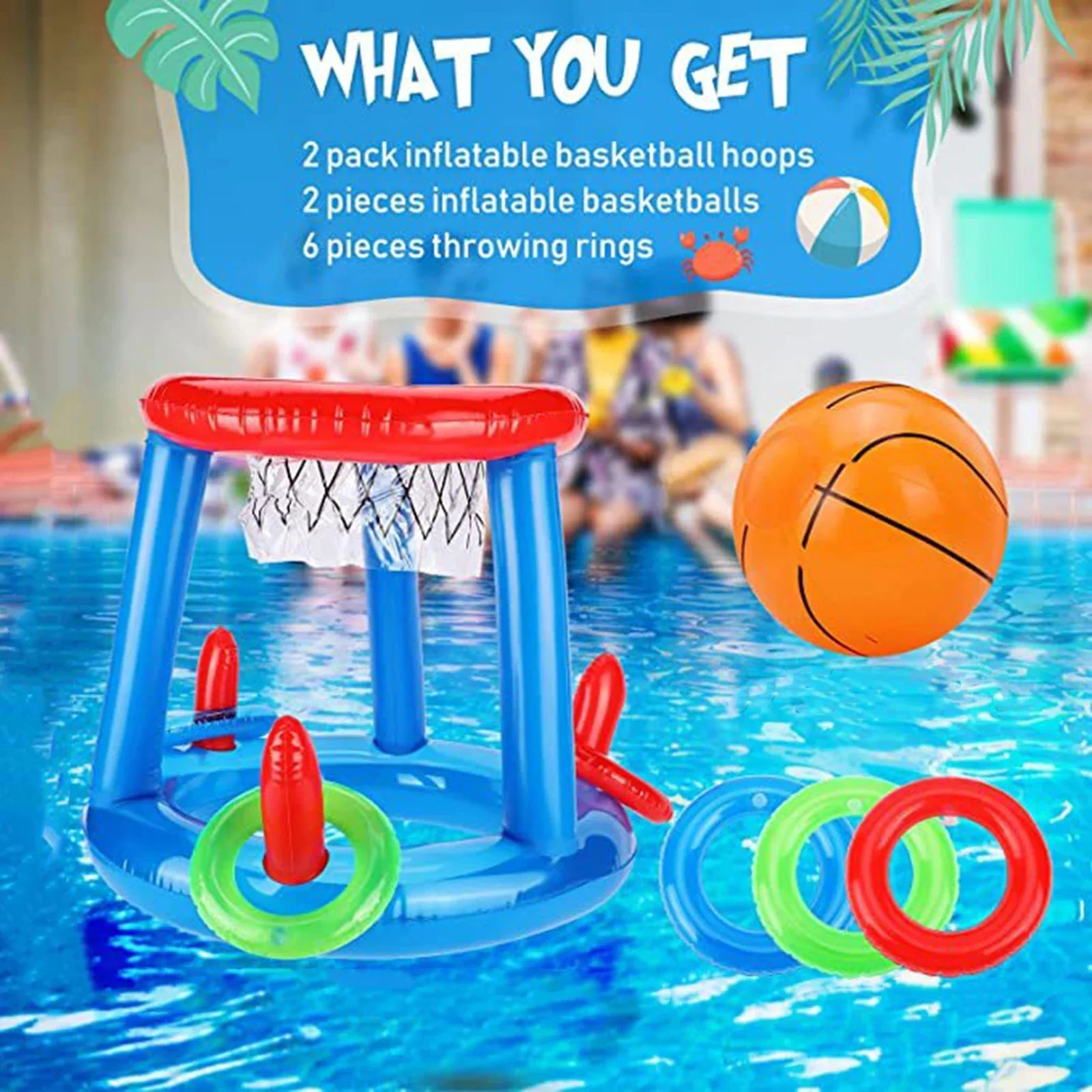 Set di Giochi Gonfiabili per P - Pool Float Ring Inflatable recensione e prezzo