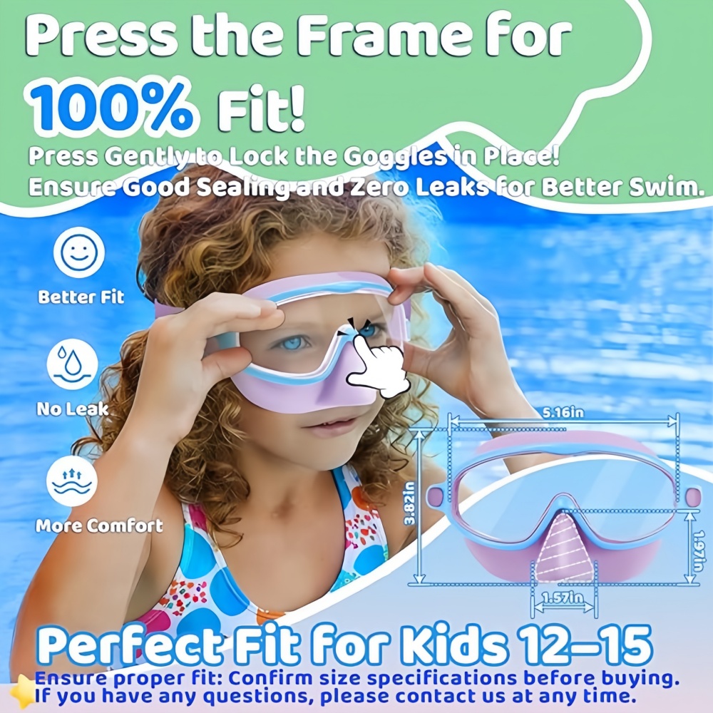 Occhialini da Nuoto per Bambin - Swim Goggles Anti Fog Uv recensione e prezzo
